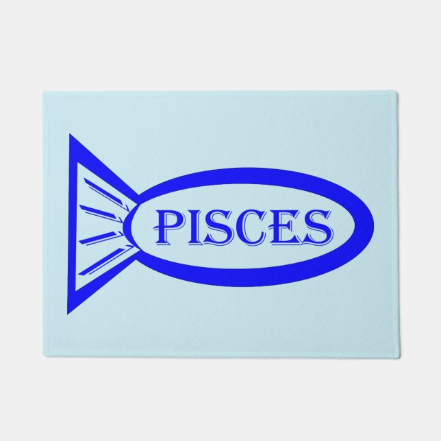 Tapete Peixes - Sinal de Estrela - Porta de Peixe (Frente)
