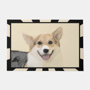 Tapete Pembroke Welsh Corgi - Pintura Original para Cacho