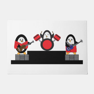 Tapete Penguins Music Banda Rock and Roll