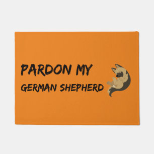 Tapete Perdoe meu German shepherd
