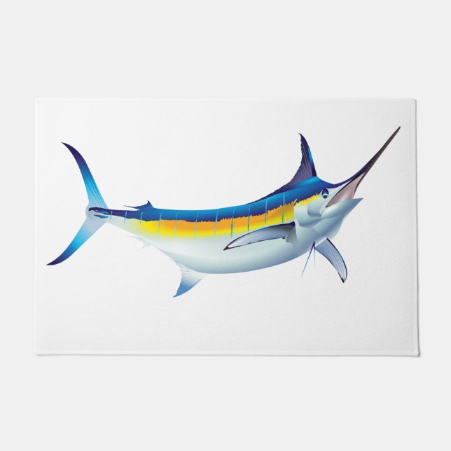 Tapete Perfil de Marlin Azul (Frente)