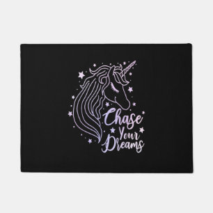 Tapete Perseguir Seus Sonhos, Camiseiros Unicórnios, Meni