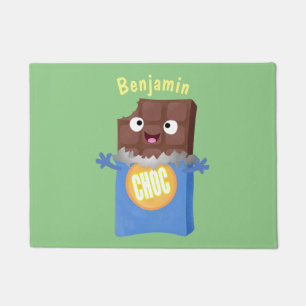 Tapete Personagem de desenho animado bar doce de chocolat