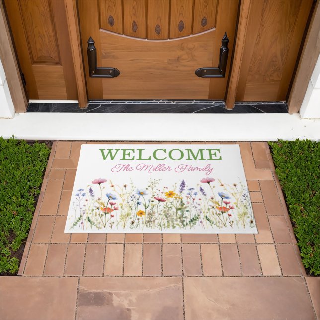 Tapete Personalizada porta floral personalizada (Ar livre)