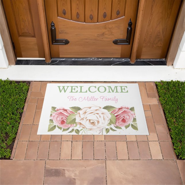 Tapete Personalizada porta floral personalizada (Ar livre)