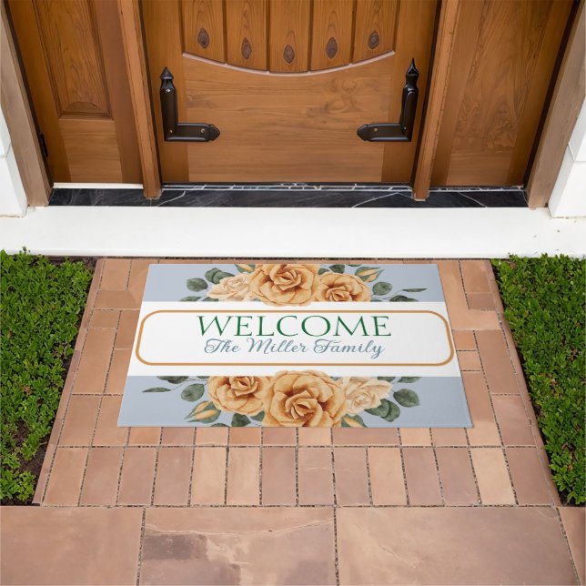 Tapete Personalizada porta floral personalizada (Ar livre)