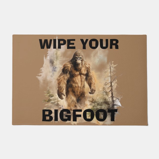 Tapete Personalizado Bigfoot Sasquatch (Frente)