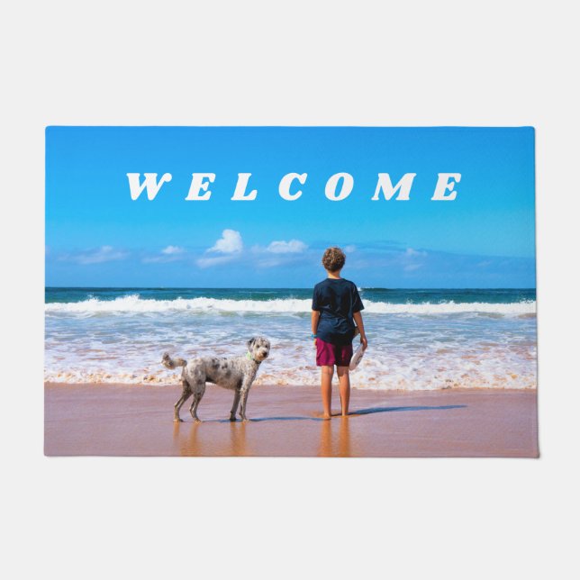 Tapete Personalizado com Foto do Seu Animal com Te (Frente)