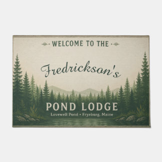 Tapete Personalizado da Lovewell Pond Lodge