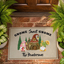 Tapete Personalizado de Família Gnome Sweet Gnome