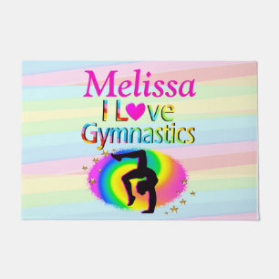 TAPETE PERSONALIZADO EU ADORO MAT GINÁSTICO