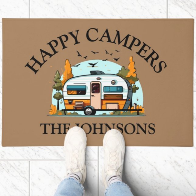 Tapete Personalizado Felizes Acampantes (Criador carregado)
