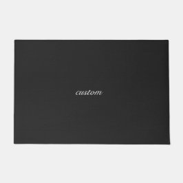 Tapete Personalizado preto