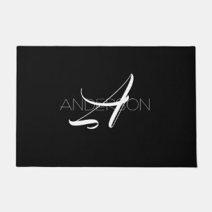 Tapete Personalizado preto branco simples moderno