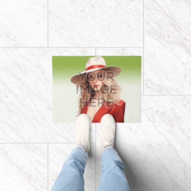 Tapete Personalizar Imagem Horizontal do Rug de Área de F (Interior)