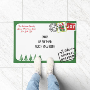 Tapete Personalizar Papais noeis Verdes - Letra Natal