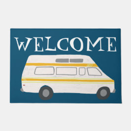 Tapete Personalize-o! BEM-VINDO Camper Vintage Vanlife RV