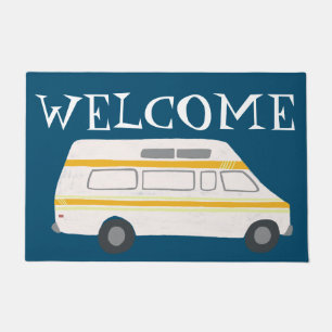 Tapete Personalize-o! BEM-VINDO Camper Vintage Vanlife RV