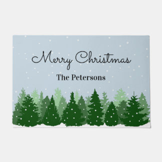 Tapete Personalized Doormat Merry Christmas