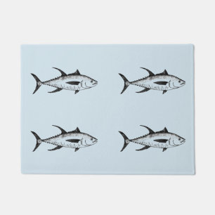 Tapete Pesca de mar profundo - atum de atum amarelo