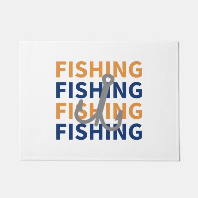 Tapete Pesca, Pesca, Pesca, Pesca - Presente De Pesca (Frente)