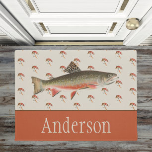Tapete Pescadores monogramados com redes de arrasto de pa