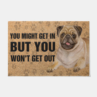 Tapete Pet Doormat - Pitbull Dog Funny Doormat