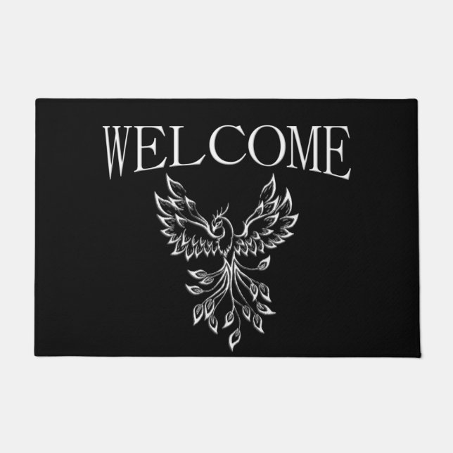 Tapete Phoenix nasce em preto (Frente)