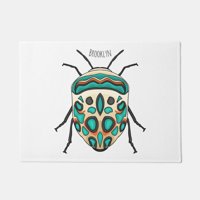 Tapete Picasso bug cartoon illustration (Frente)