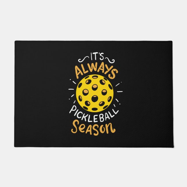 Tapete Pickleball Engraçado (Frente)