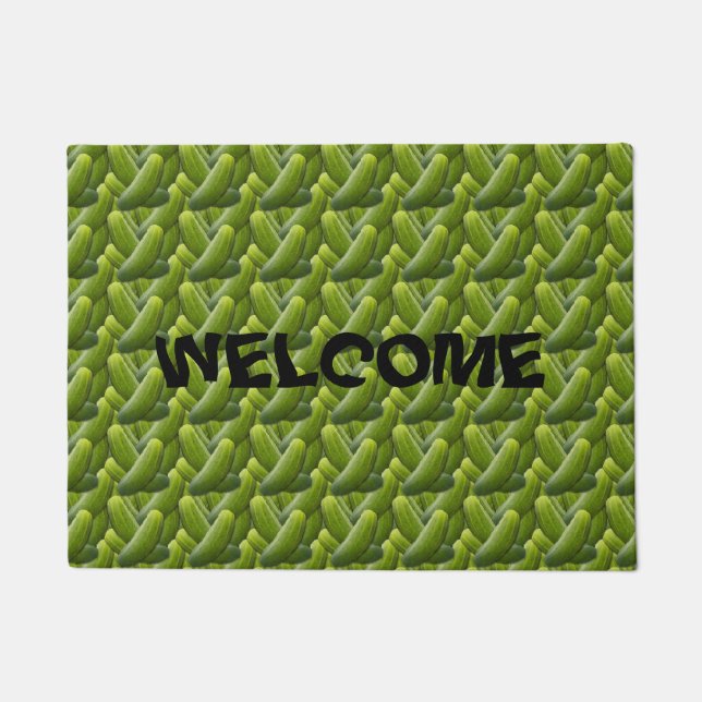 TAPETE PICKLES BEM-VINDO DOORMAT (Frente)