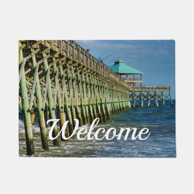 Tapete Pier Fish Welcome Doormat (Frente)
