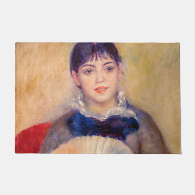 Tapete Pierre-Auguste Renoir - Garota com ventilador (Frente)