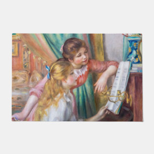 Tapete Pierre Auguste Renoir - Jovens Meninas no Piano