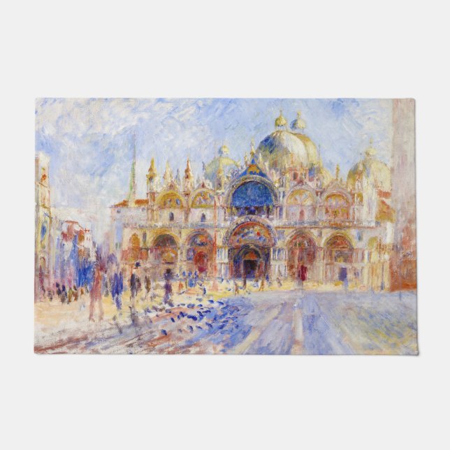 Tapete Pierre-Auguste Renoir - Veneza, Piazza San Marco (Frente)