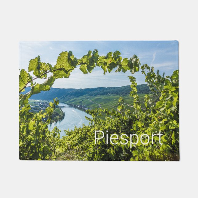 Tapete Piesport Moselle Graphics Vintage Vines Souvenir (Frente)