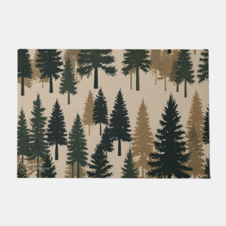 Tapete Pine Forest Welcome Mat – A Cozy Winter Greeting