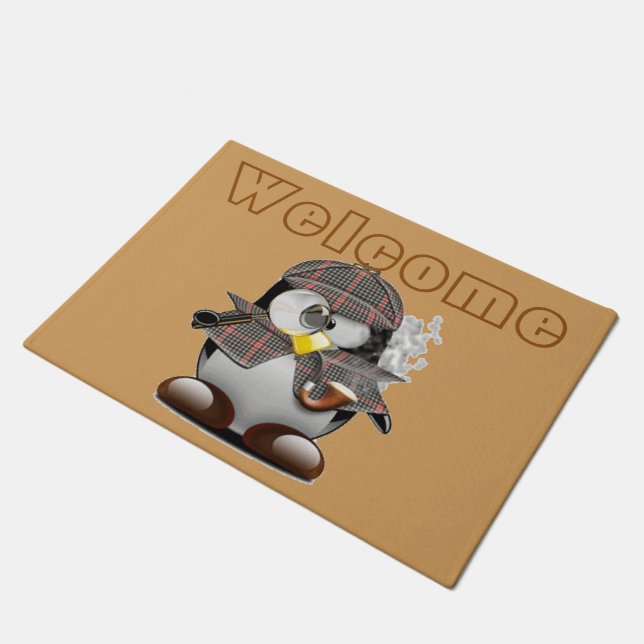 Tapete Pinguim do detetive (Inclinado)