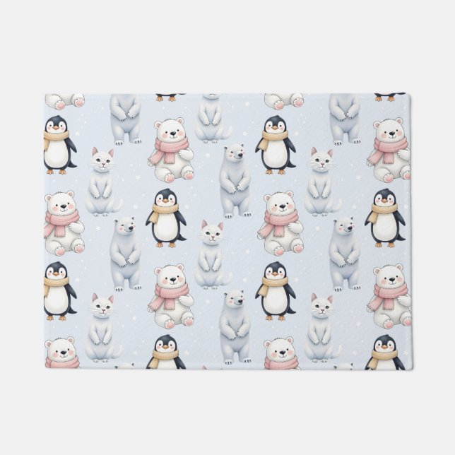 Tapete Pinguim-Pinguim do moderno Trendy Bear Pinguim-Inv (Frente)
