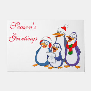 Tapete Pinguins de Feliz de Natal