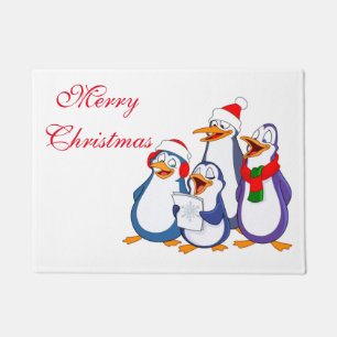 Tapete Pinguins de Feliz de Natal