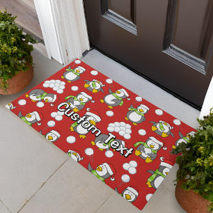 Tapete Pinguins de Natal