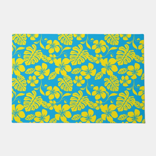 TAPETE PINK BIKINI (AZUL/AMARELO) (Frente)