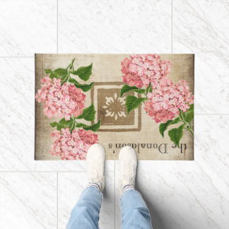 Tapete Pink Hydrangea Clusters II