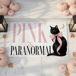 Tapete Pink & Paranormal Gata Sedutora de Halloween