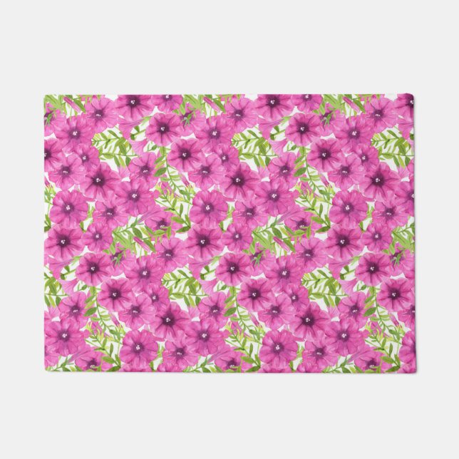 Tapete Pink watercolor petunia (flor) (Frente)