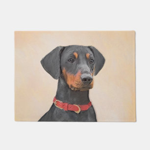 Tapete Pintura Alemã Pinscher Pintura Original Arte Anima