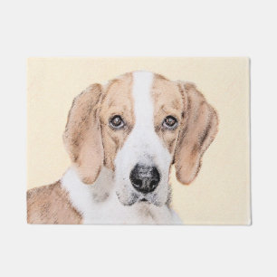 Tapete Pintura Americana de Foxhound - Arte Cachorra Orig