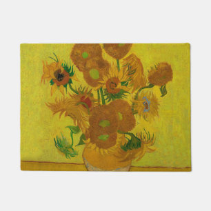 Tapete Pintura de 15 Girassóis de Vincent Van Gogh