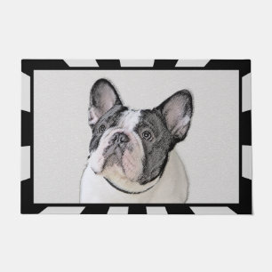 Tapete Pintura de Bulldog Francês (Brindle Pied) - Arte C